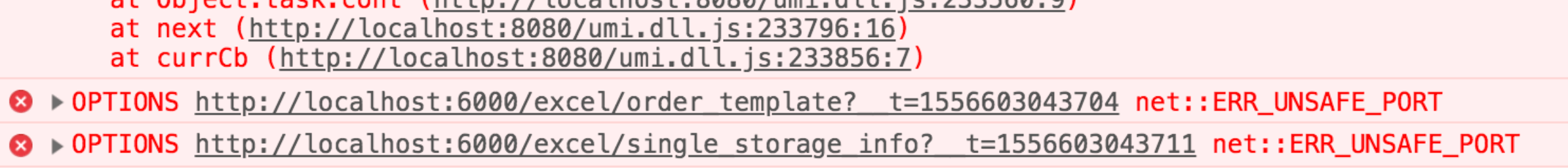 Chrome ERR_UNSAFE_PORT 报错