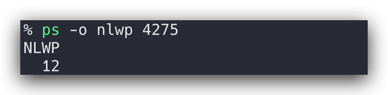 ps命令查看线程 2